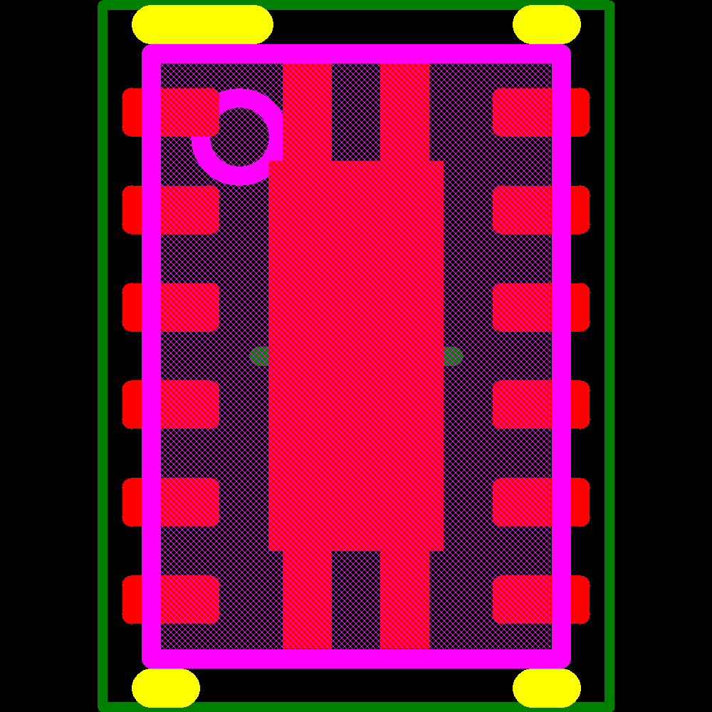 TPS62742DSST Footprint - Texas Instruments