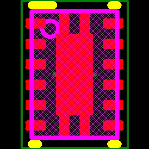 TPS62742DSST Footprint - Texas Instruments