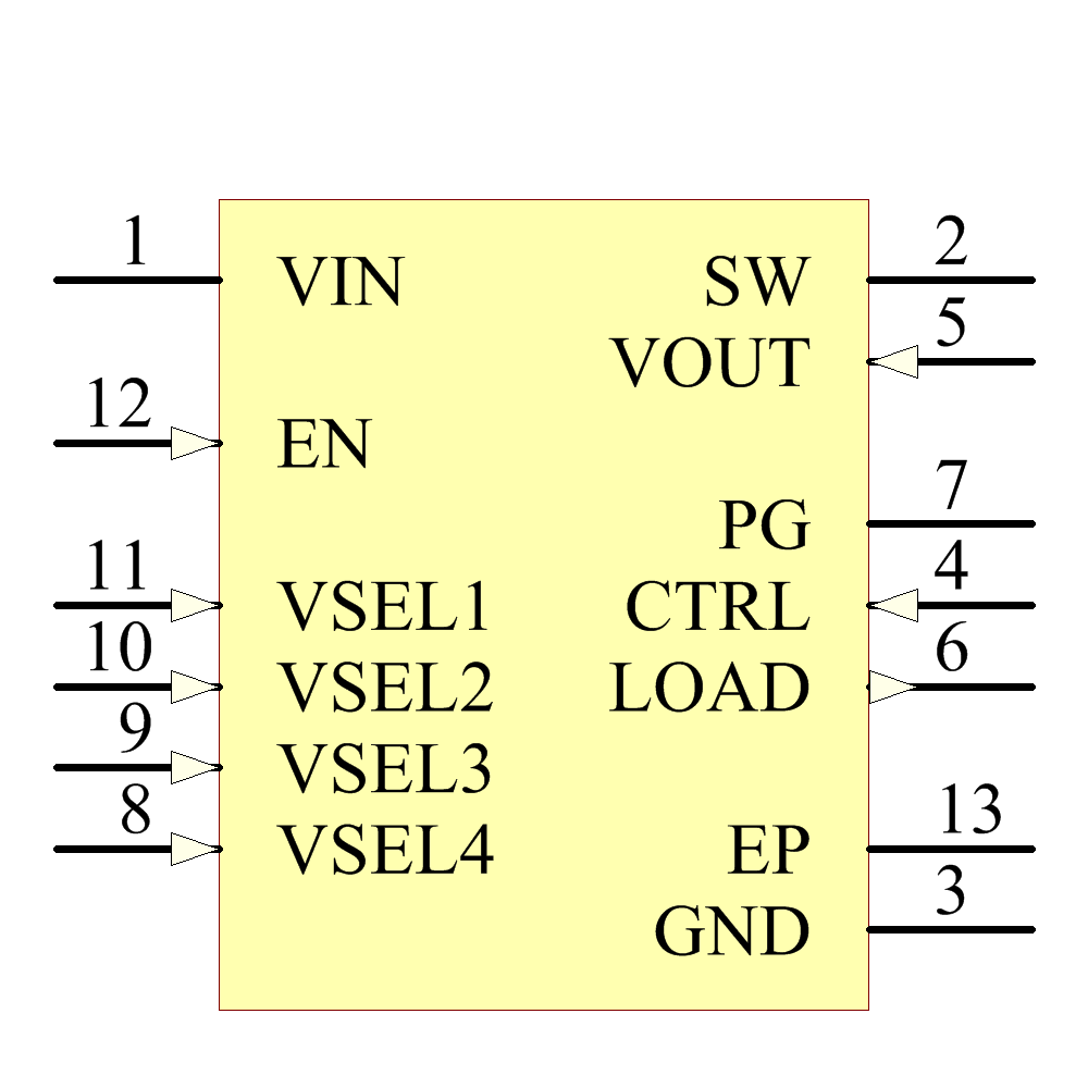 TPS62742DSST Symbol - Texas Instruments