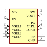 TPS62742DSST Symbol - Texas Instruments