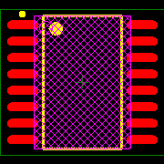 SI8442AB-C-IS Footprint - Silicon Lab