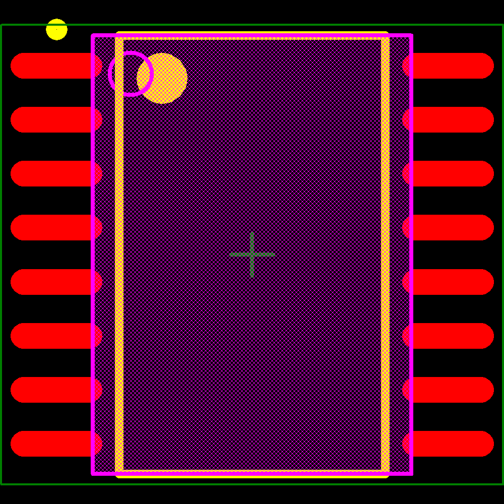 SI8442AB-C-IS Footprint - Silicon Lab