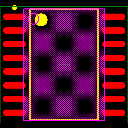 SI8442AB-C-IS Footprint - Silicon Lab