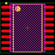 SI8442AB-C-IS Footprint - Silicon Lab