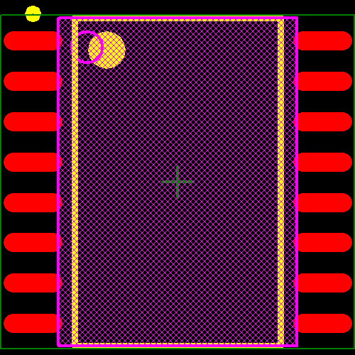 SI8442AB-C-IS Footprint - Silicon Lab