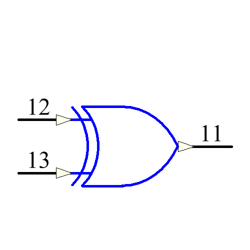 CD74ACT86M Symbol - Texas Instruments