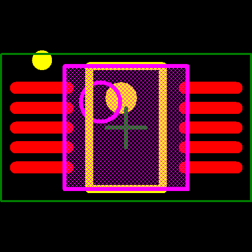 LT4356IMS-3#TRPBF Footprint - Analog Devices