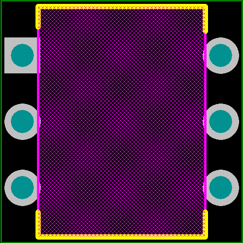 AQV252G Footprint - Panasonic