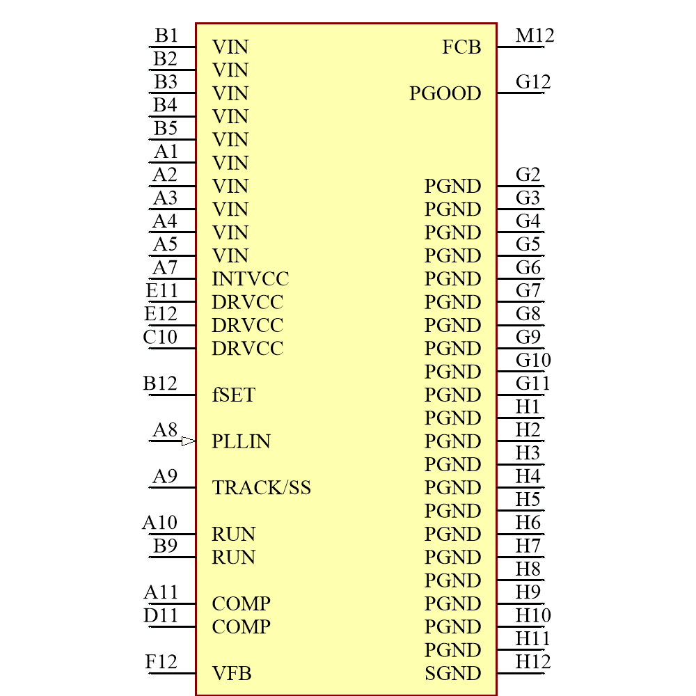 LTM4613EY#PBF Symbol - Analog Devices