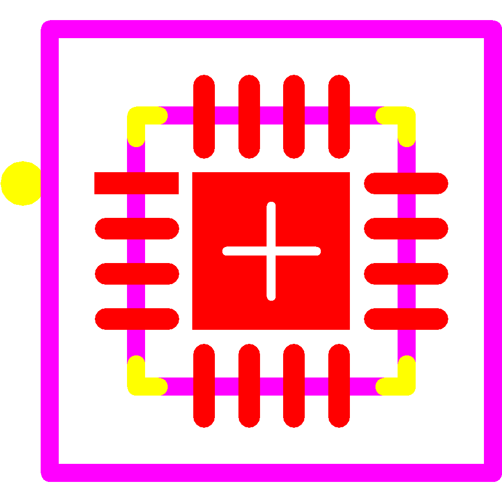 ADM8845ACPZ-REEL7 Footprint - Analog Devices