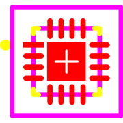 ADM8845ACPZ-REEL7 Footprint - Analog Devices