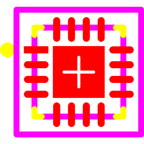 ADM8845ACPZ-REEL7 Footprint - Analog Devices