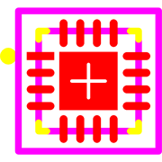 ADM8845ACPZ-REEL7 Footprint - Analog Devices