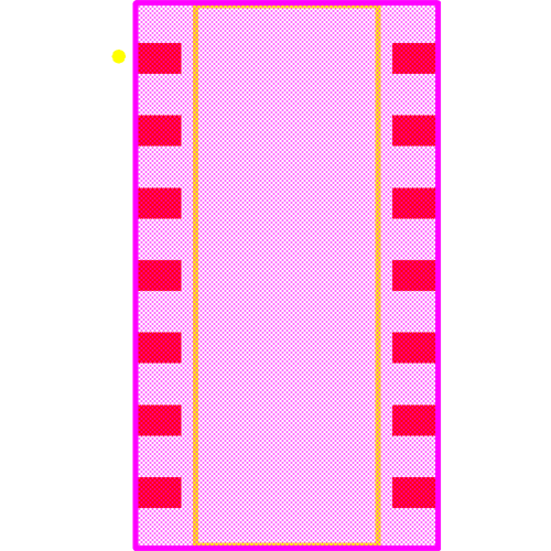 A6S-7102-PH Footprint - Omron