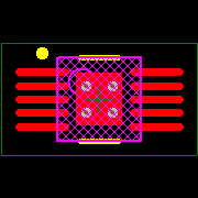 LM3409MYX/NOPB Footprint - Texas Instruments