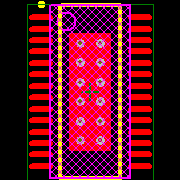 TLC5940QPWPREP Footprint - Texas Instruments