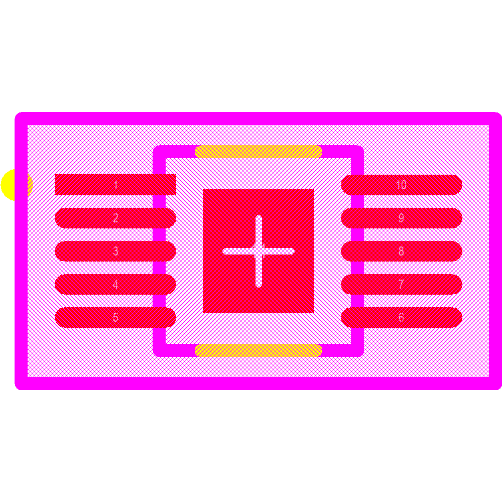 LT5401MPMSE#PBF Footprint - Analog Devices