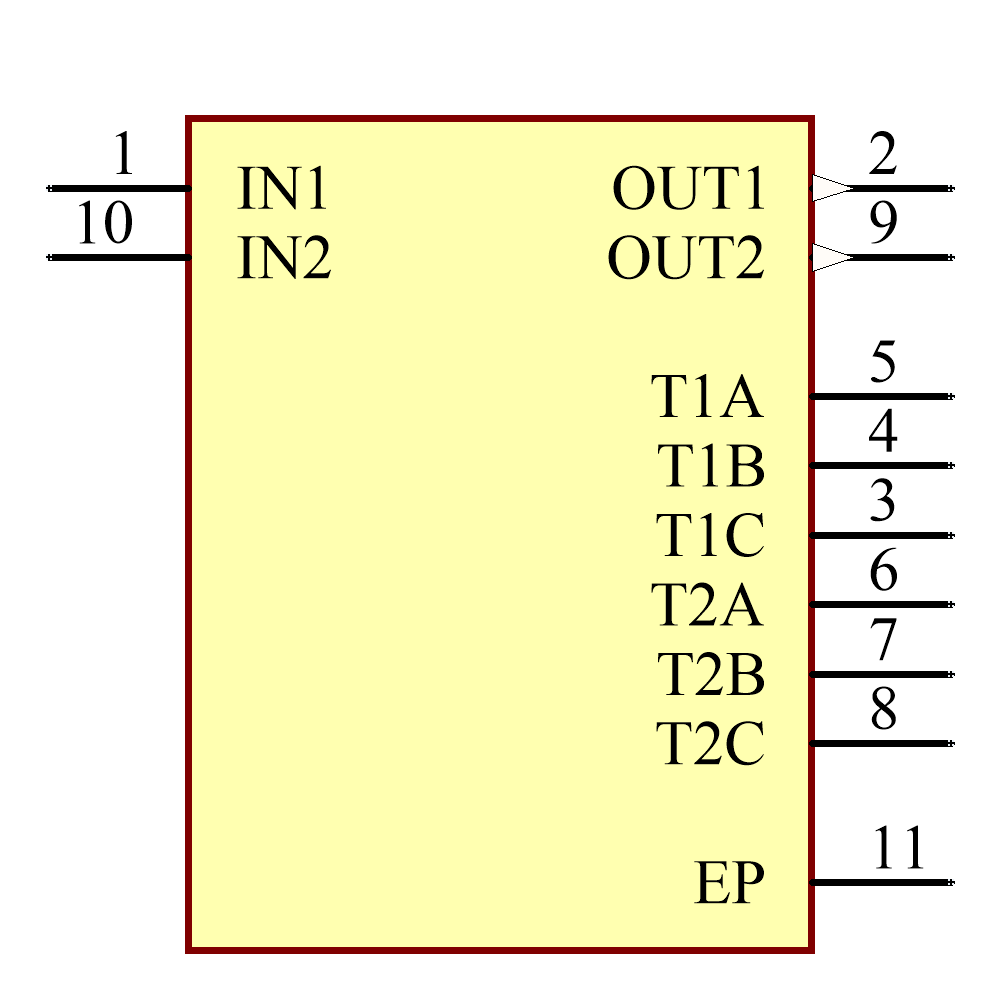 LT5401MPMSE#PBF Symbol - Analog Devices