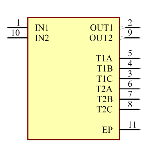 LT5401MPMSE#PBF Symbol - Analog Devices