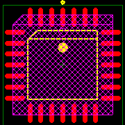 ADG407BP-REEL Footprint - Analog Devices