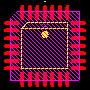 ADG407BP-REEL Footprint - Analog Devices