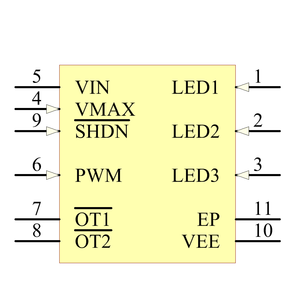 LT3003EMSE#PBF Symbol - Analog Devices