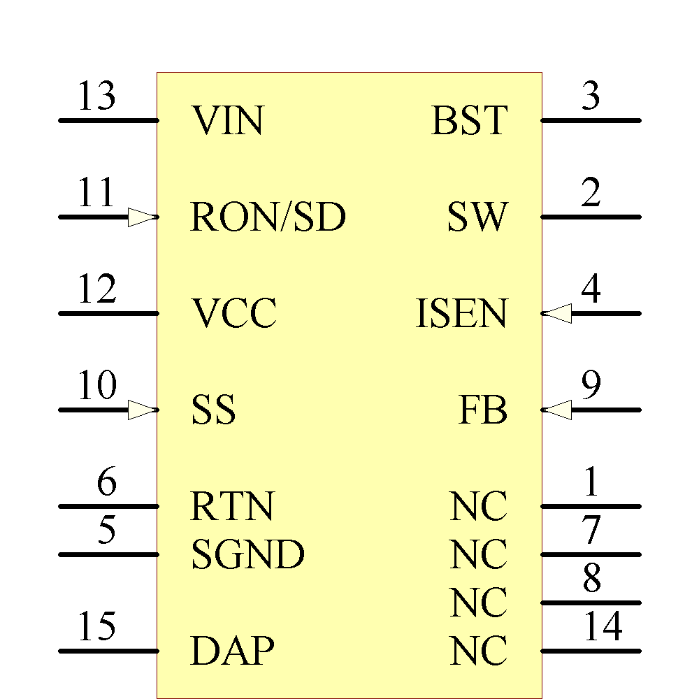 LM2695MHX/NOPB Symbol - Texas Instruments