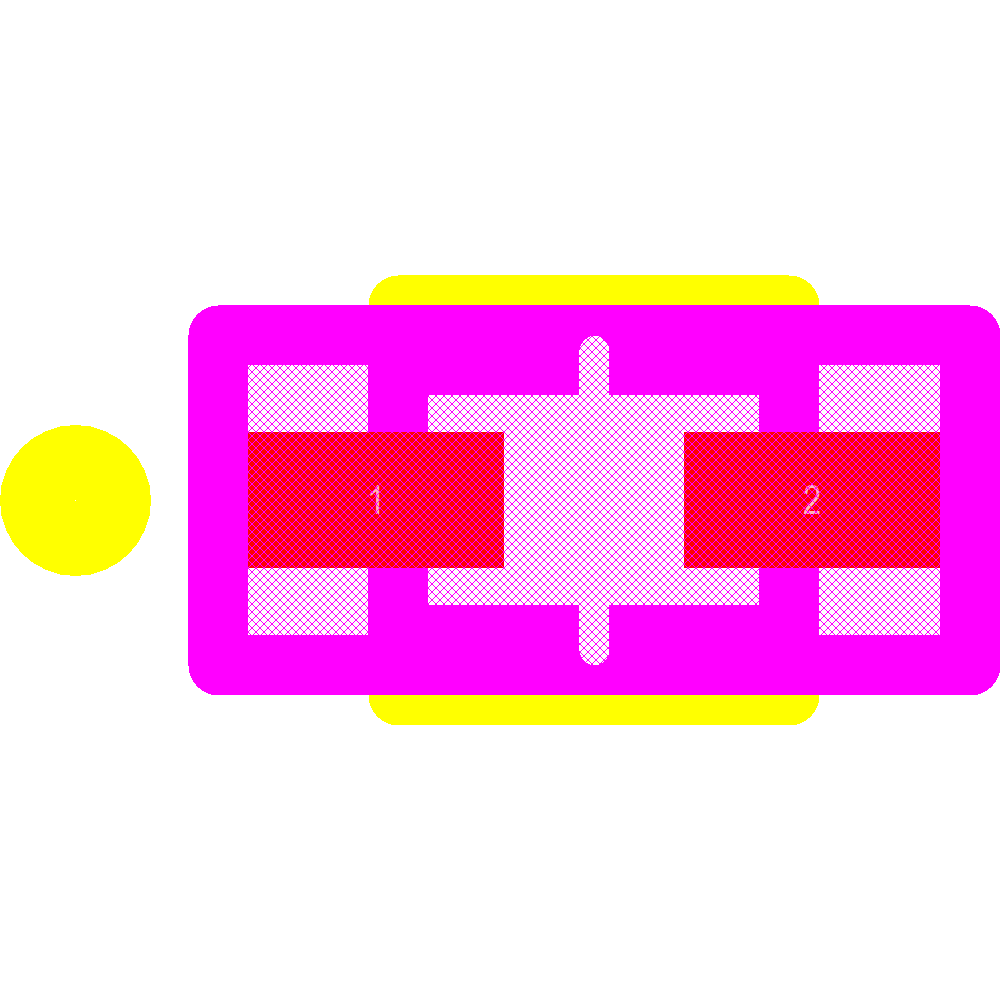UCLAMP3301H.TCT Footprint - Semtech
