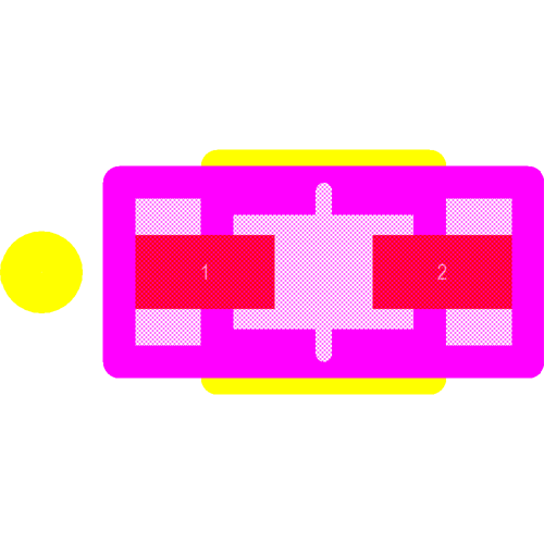 UCLAMP3301H.TCT Footprint - Semtech