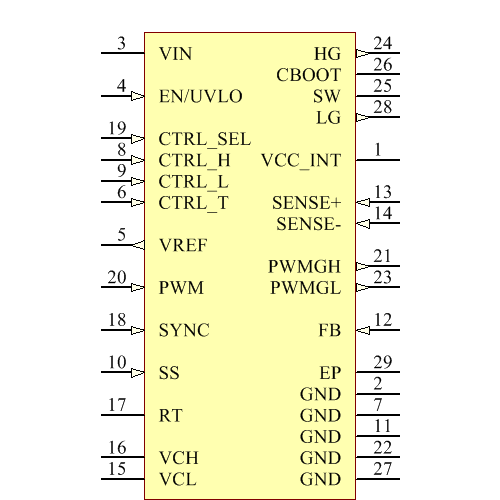 LT3743IFE#PBF Symbol - Analog Devices