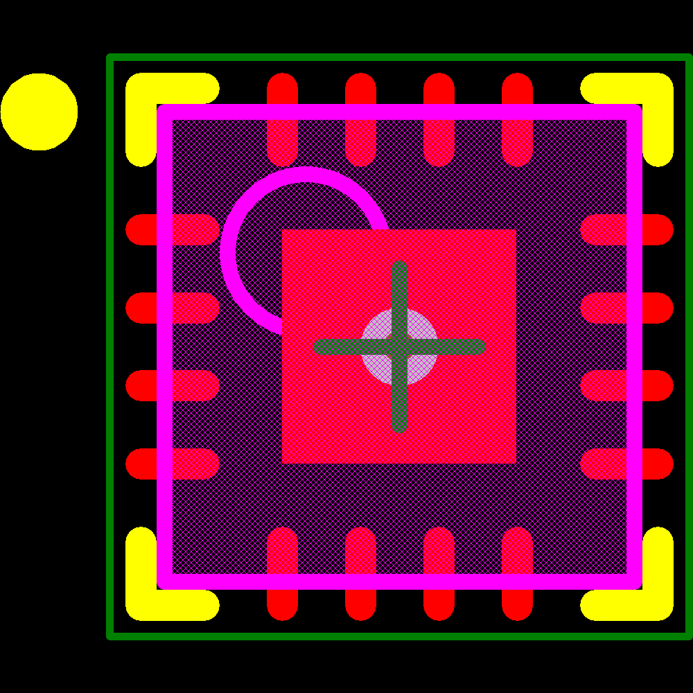 ADG1211YCPZ-REEL7 Footprint - Analog Devices