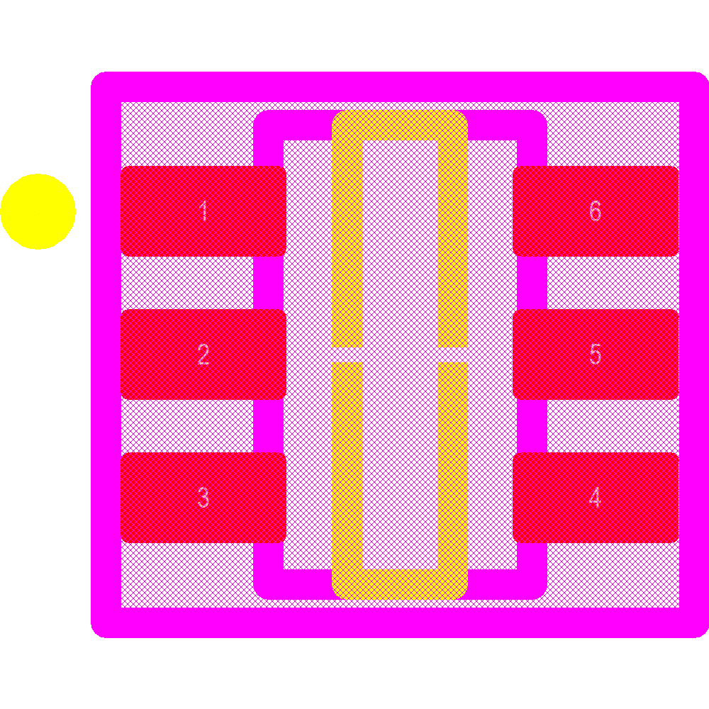 TPD4E001QDBVRQ1 Footprint - Texas Instruments