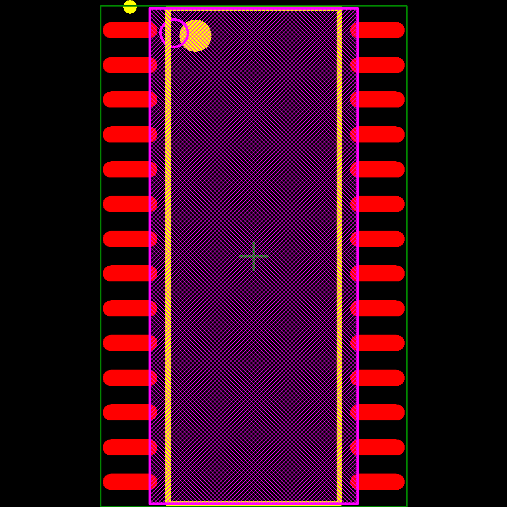 ADG506AKRZ-REEL Footprint - Analog Devices