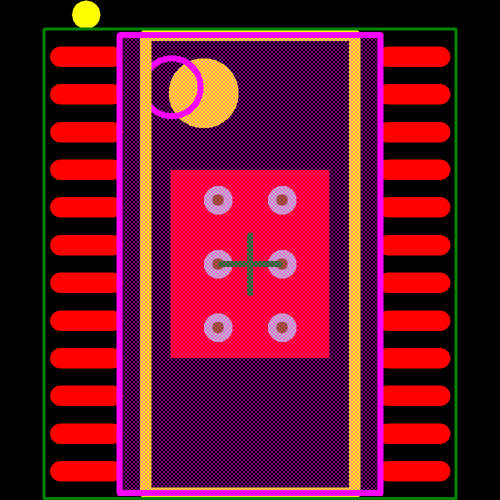 LTC3615EFE#PBF Footprint - Analog Devices