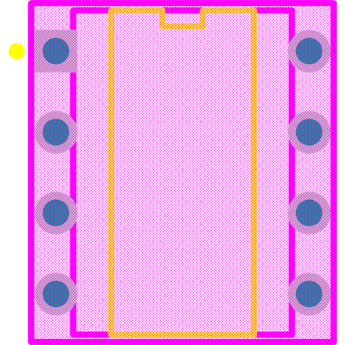 LTC485IN8#PBF Footprint - Analog Devices