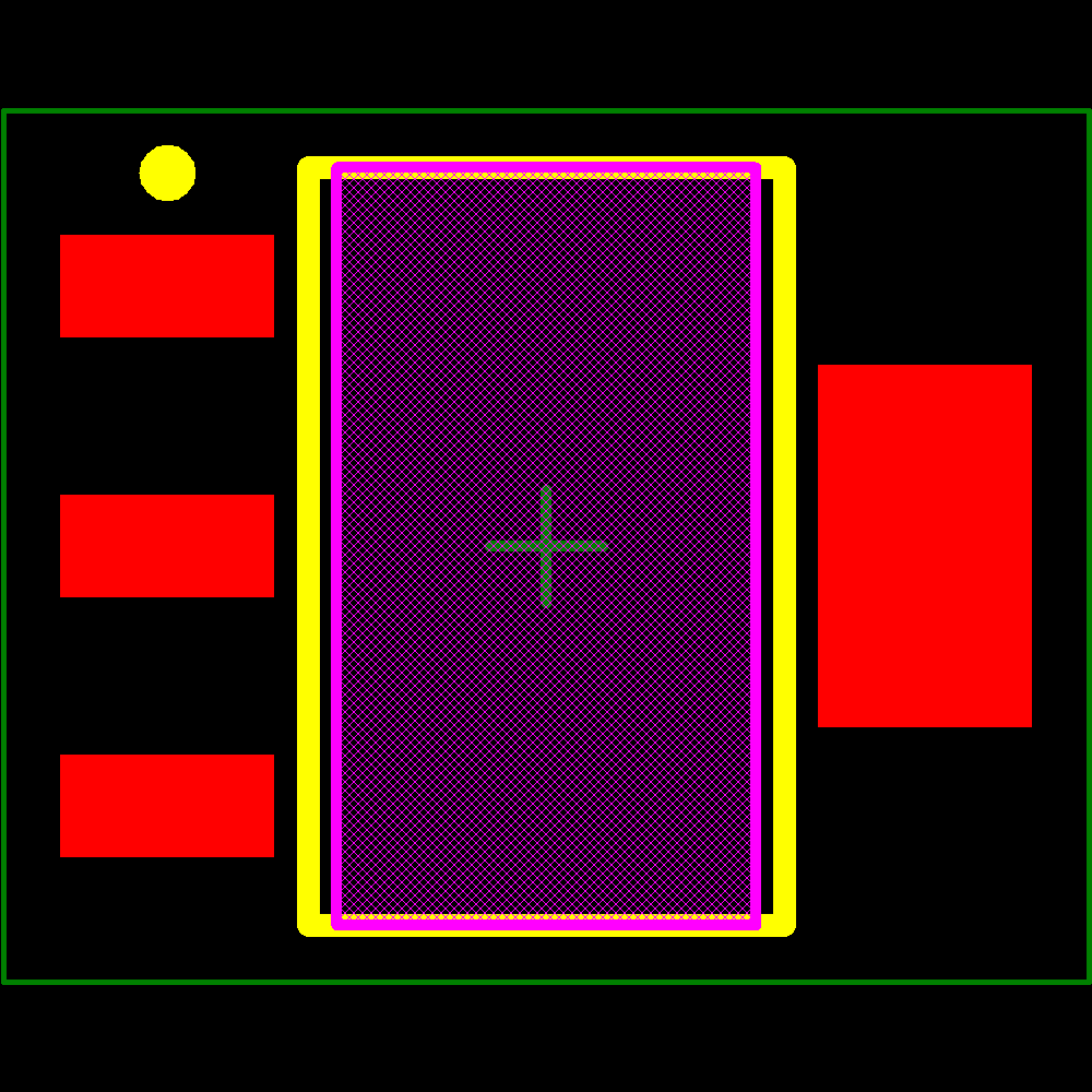 BTS3134NHUMA1 Footprint - Infineon