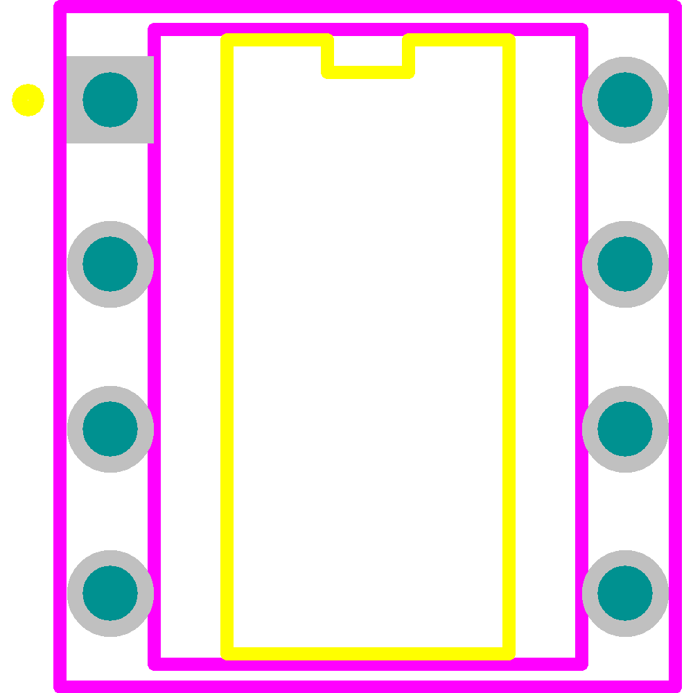 25C080-E/P Footprint - Microchip