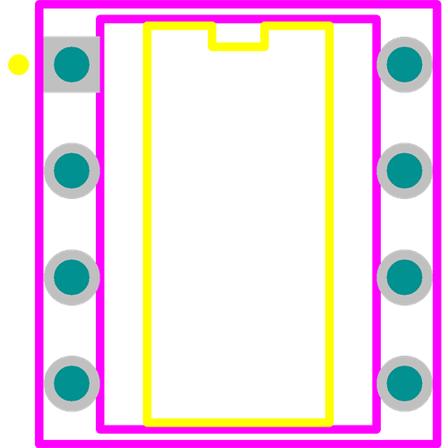 25C080-E/P Footprint - Microchip