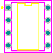 25C080-E/P Footprint - Microchip