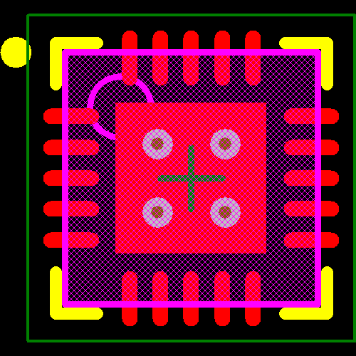 LTC3452EUF#PBF Footprint - Analog Devices