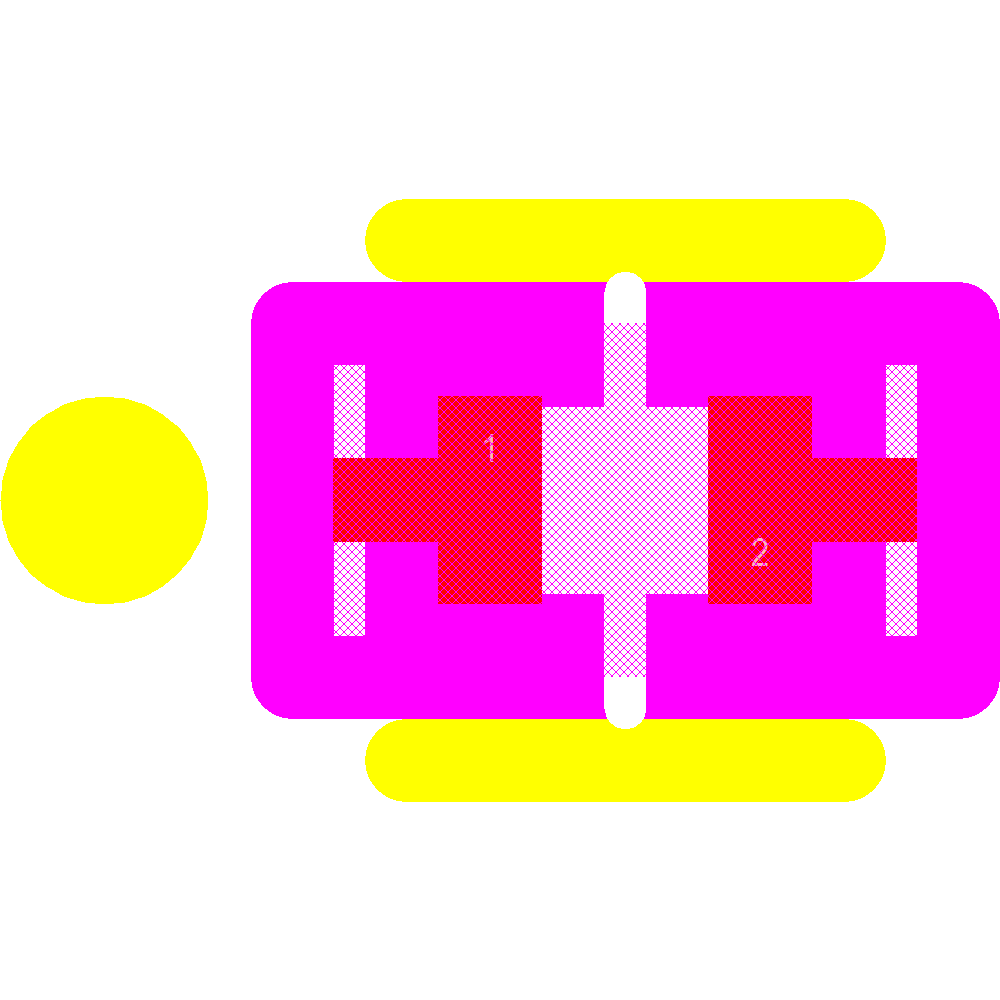 VCUT0714A-HD1-GS08 Footprint - Vishay