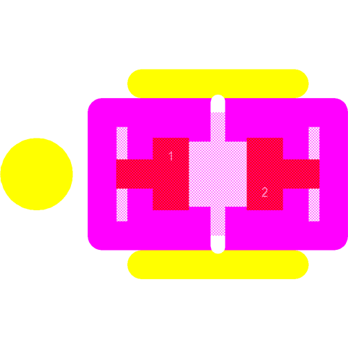 VCUT0714A-HD1-GS08 Footprint - Vishay