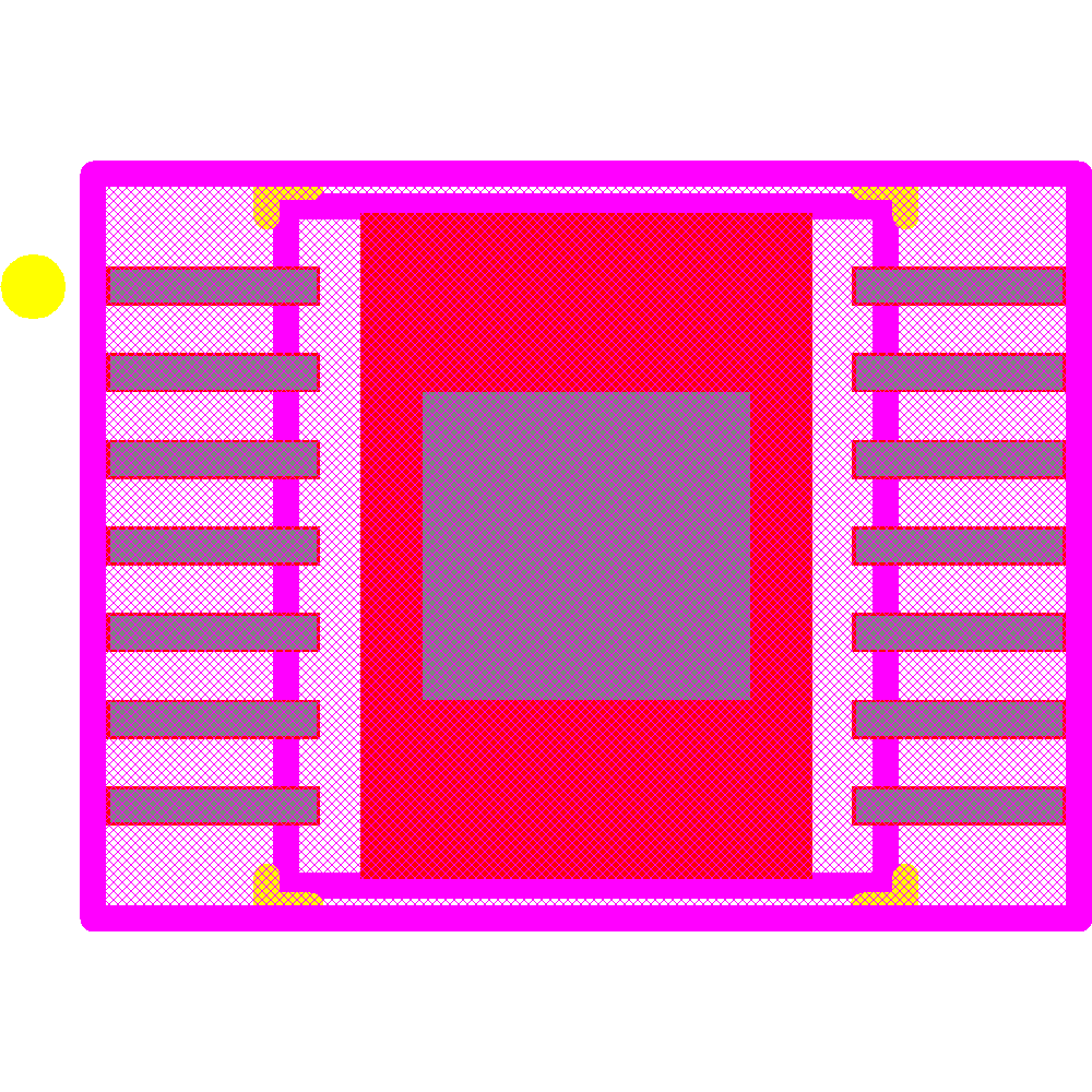 TPS92610QPWPRQ1 Footprint - Texas Instruments