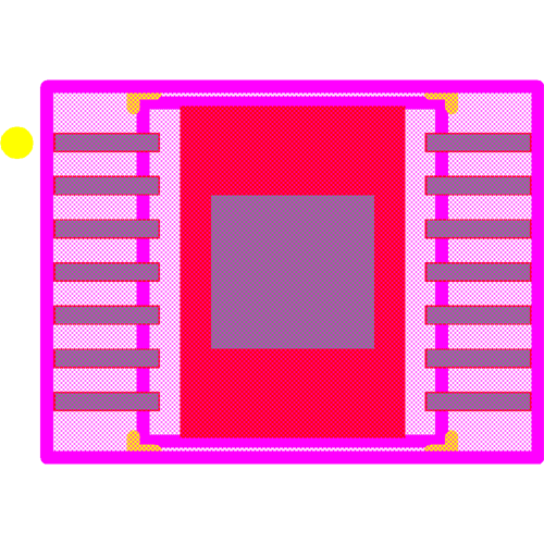TPS92610QPWPRQ1 Footprint - Texas Instruments