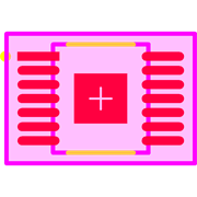 TPS92610QPWPRQ1 Footprint - Texas Instruments