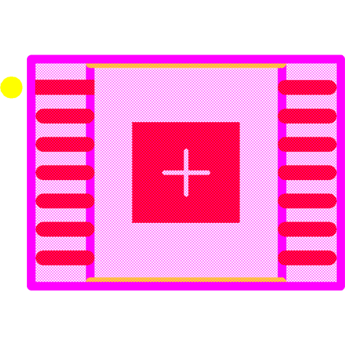 TPS92610QPWPRQ1 Footprint - Texas Instruments