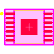 TPS92610QPWPRQ1 Footprint - Texas Instruments