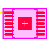 TPS92610QPWPRQ1 Footprint - Texas Instruments