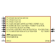 MSP430G2152IPW14R Symbol - Texas Instruments
