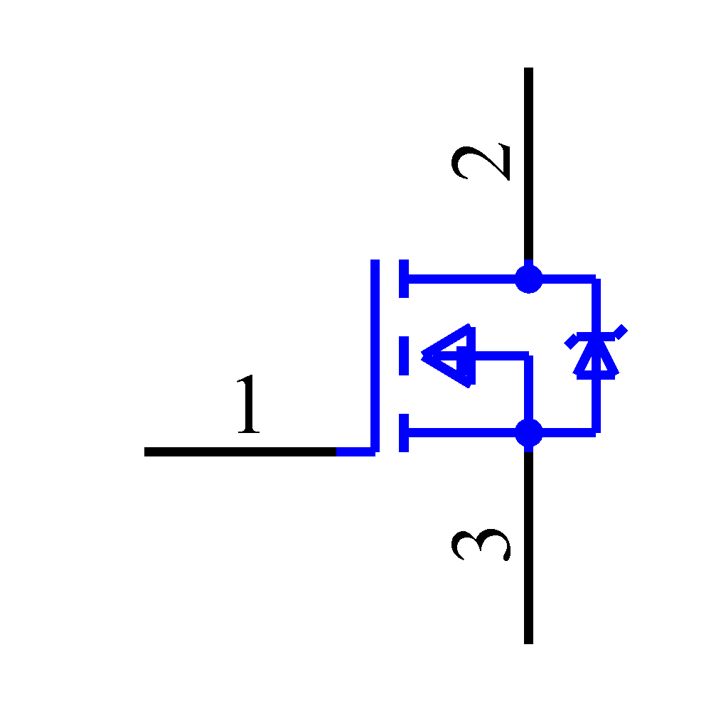 IRFZ34NPBF Symbol - Infineon